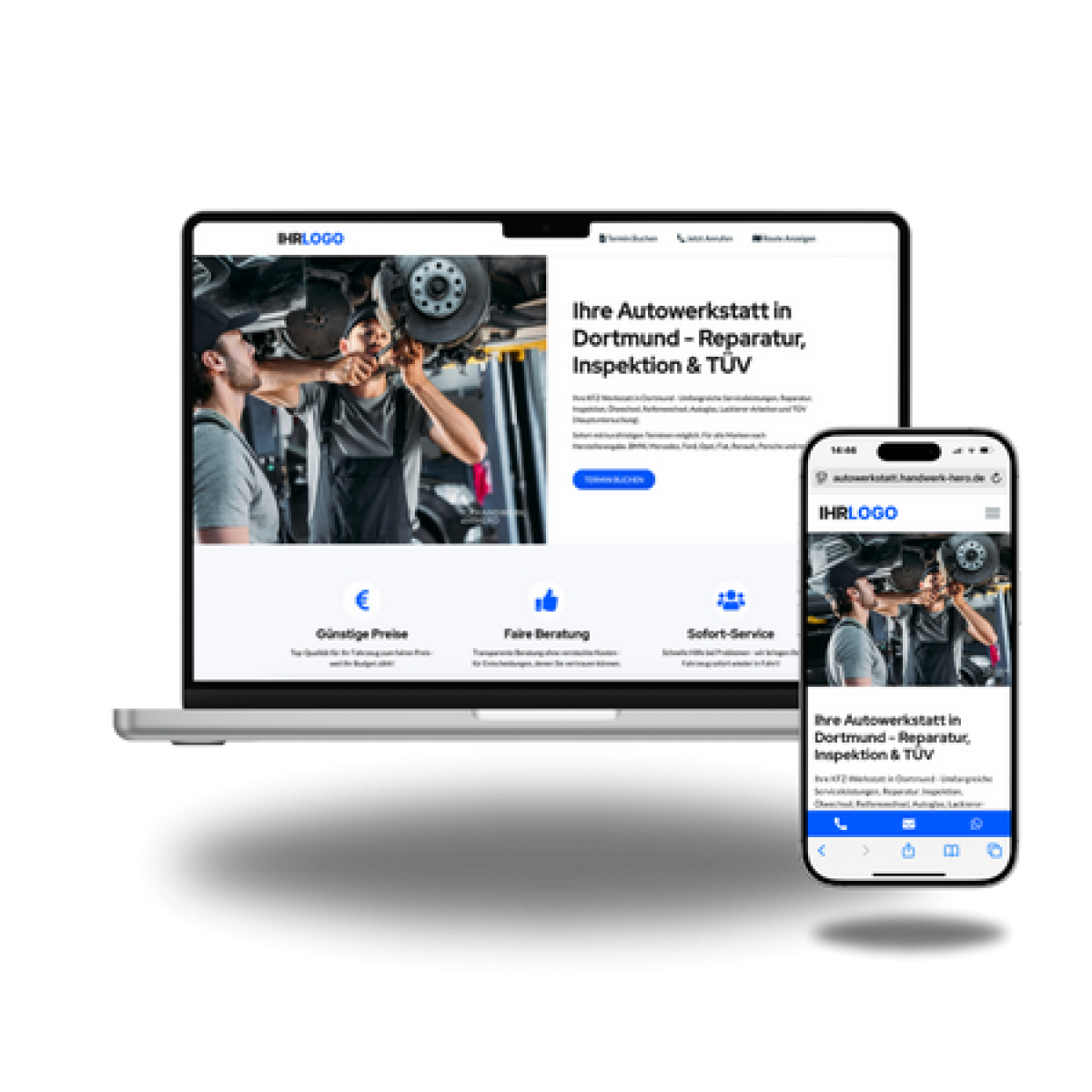 Webdesign Handwerker-KFZ Werkstatt